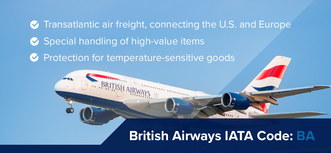 British Airways IATA Code: BA